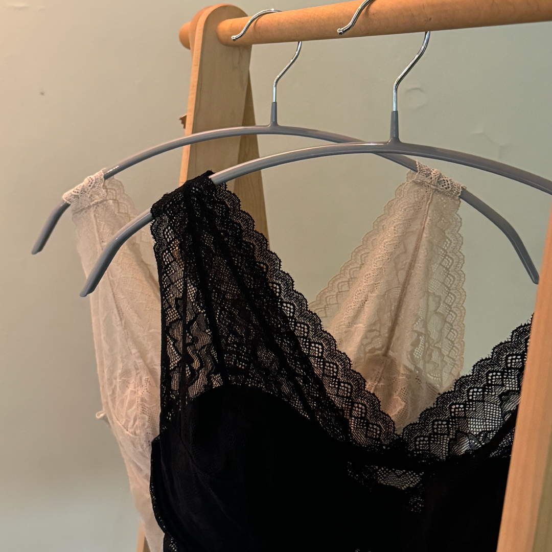 ノンワイヤーブラ・リラックスブラ・ストレッチブラ【白】デテール